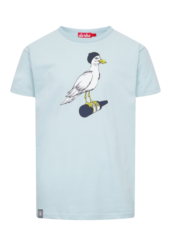 Sturmmöwe Herren T-Shirt  - Skyride Hellblau